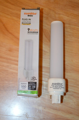 Sunlite LED PLD BY-PASS 9W (PLD 26WW Equivalent) G24q Base, Warm White