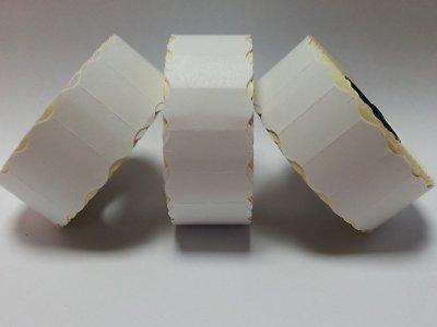 Weiße Preiserzeuger Etiketten 26x12mm Permanent CT4 versch. Mengen Luchs Puma Motex
