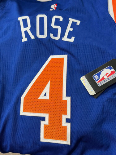 New HOSFM Men's Derrick Rose #25 Detroit Pistons Team Jersey Royal  Blue XL Fit