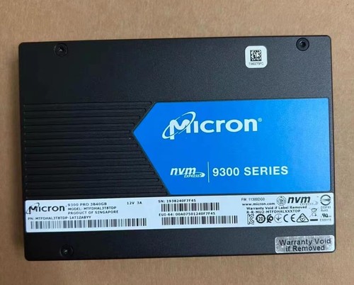 Micron 9300 PRO 3.84TB PCIe NVMe U.2 2.5" MTFDHAL3T8TDP-1AT1ZABYY Internal SSD - Picture 2 of 4