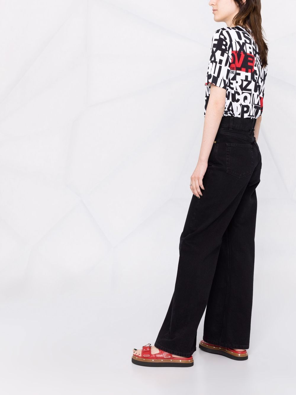 Moschino, ladies print t-shirt, viscose. image 3