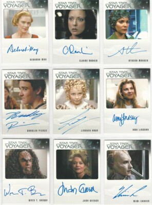 Star Trek Voyager Heroes and Villains auto card Amy Lindsay  (only)