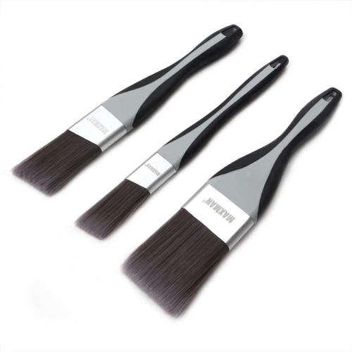 MAXMAN Paint Brush No Loss of Bristle 3 Pcs, Trim & Ceilings Paint Brushes Decor - 第 1/12 張圖片