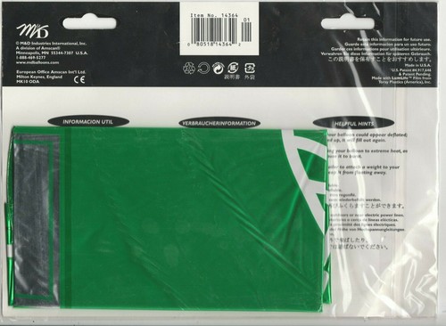 #1 Grad Handform grün 34 Zoll x 17 Zoll von M & D SuperShape Folienballon - Bild 2 von 2