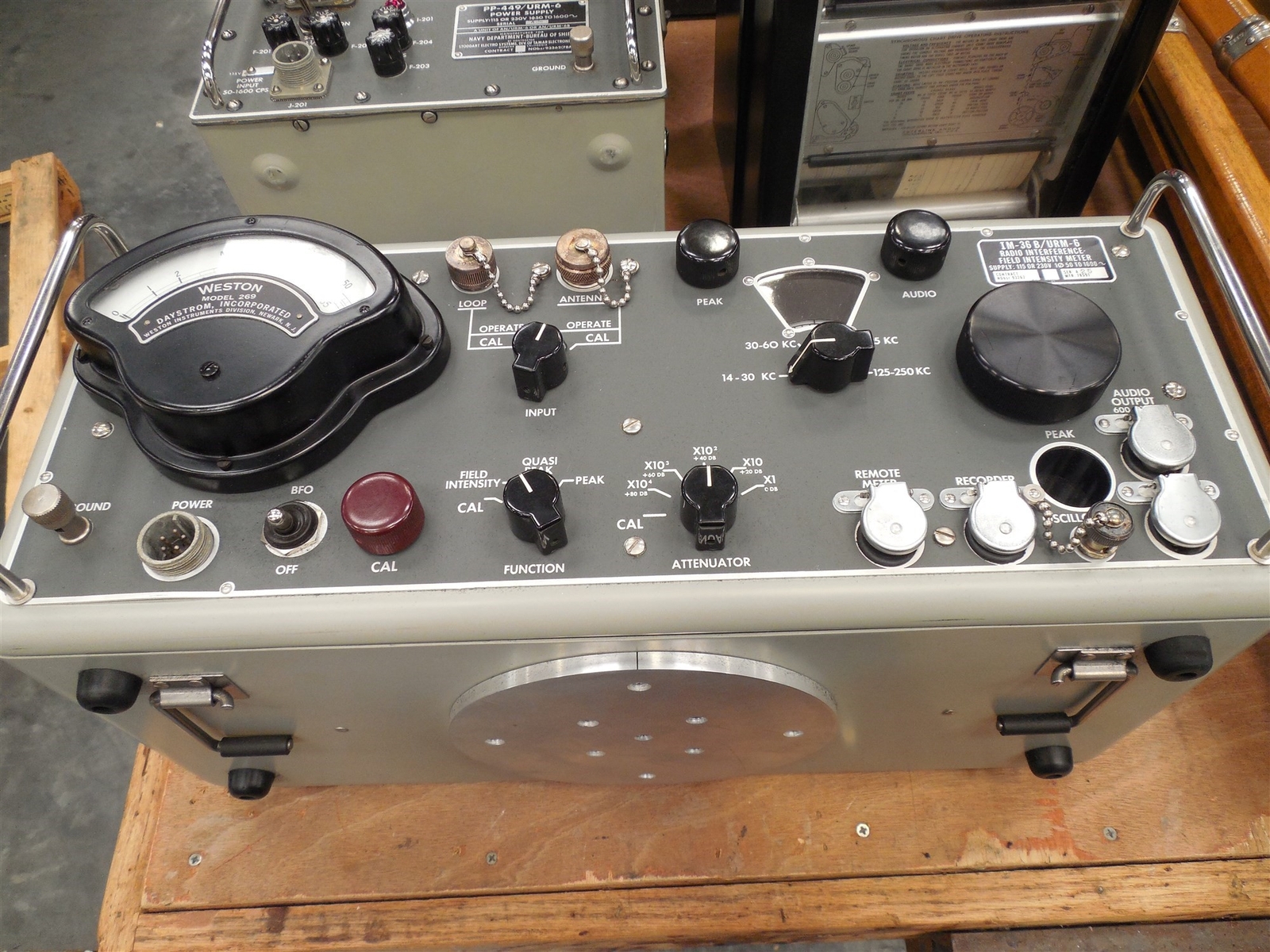 Vintage Navy Stoddart AN/URM6 Radio Test Set CY706/URM6, 707, 708