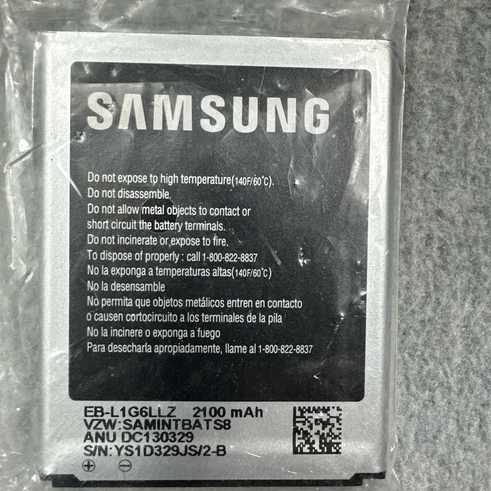 Batería Original Samsung EB-L1G6LLZ Teléfono Celular Para Verizon Galaxy S III i535 Foto 4 de 4