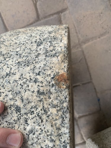 Antique Granite Mill Stone Millstone  14" x 5.5" - Picture 8 of 9