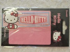ADESIVO STICKERS ETICHETTA TARGHETTA DECORAZIONE ROSA HELLO KITTY ORIGINALE
