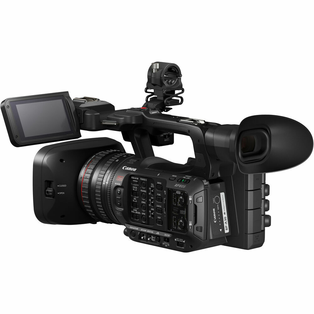 Canon XF605 4K UHD 10-Bit Professional Camcorder - Black for sale