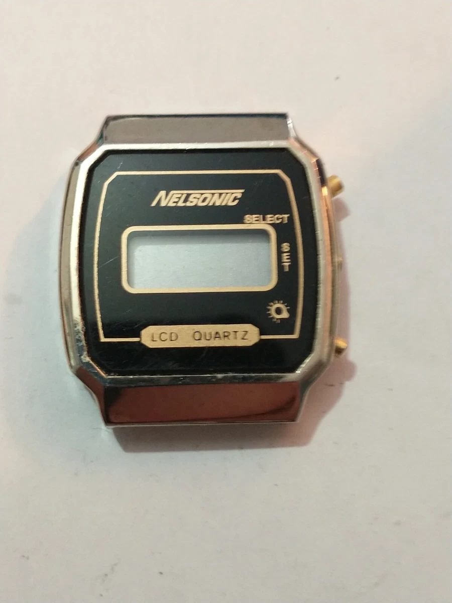 Nelsonic lcd quartz watch hotsell