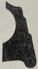 Self Adhensive Pickguard For D'Angelico Style Acoustic Guitrar Black Pearl