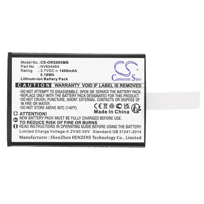 Batterie 1400mAh type NV604464 Pour Oricom Secure SC740, Secure