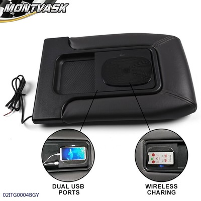 Center Console USB Wireless Charging Fit For 01-07 Silverado Avalanche 