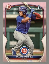 2023 Bowman Pedro Ramírez Pink Parallel 017/175 1st Bowman Cubs #BP-2  *READ*