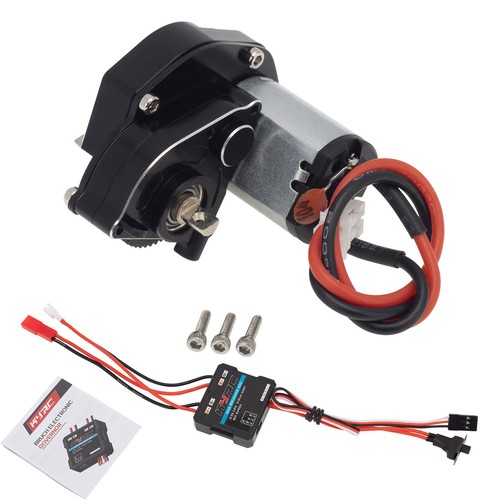 Transmission Gearbox +66T Motor+ ESC Kit For 1/24 Axial SCX24 AXI90081 Deadbolt
