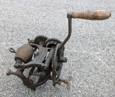 Antique International Chicago Sickle Scythe Blade Sharpener Grinder Farm Tool