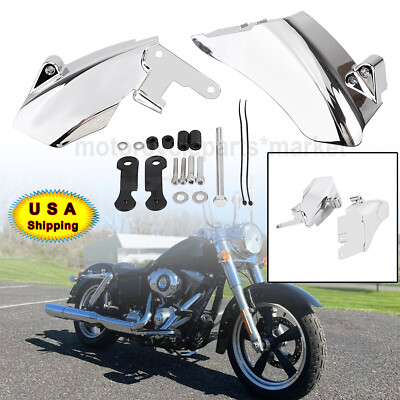 Mid Frame Air Deflector Heat Shield Cover For Harley Dyna Super