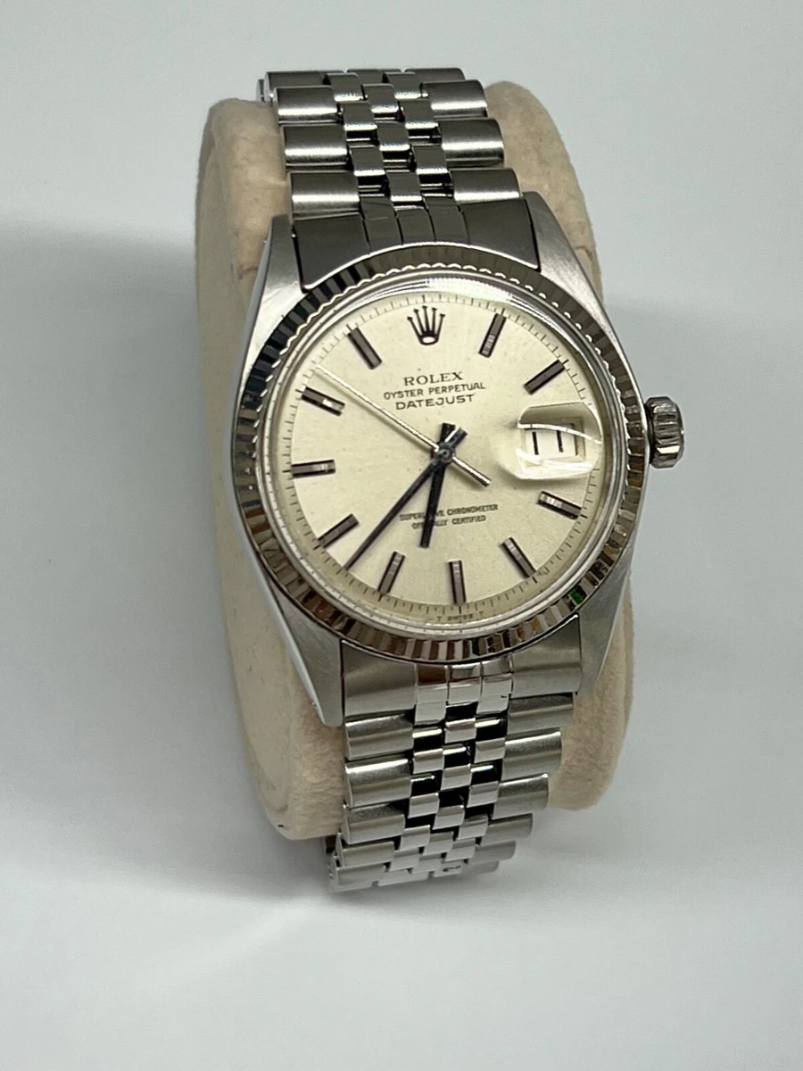 Forbavselse hjælpeløshed paritet Vintage Rolex Datejust 36mm Stainless Steel Jubilee 1601 W/Gold Bezel Circa  1966 | eBay