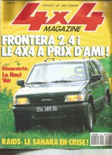 4X4 MAGAZINE N°129 FRONTERA 2.4i / DISCOVERY PICK-UP 1993 / OPEL MONTLEREY