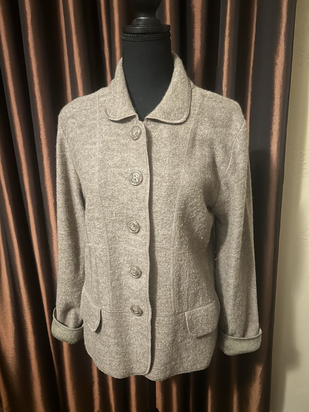 Jane Ashley Sweater Jacket - image 1