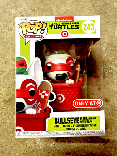 *Non come nuovo* Funko POP Ad Icons Target Bullseye in maschera Ninja con Raph #243 - Foto 1 di 6