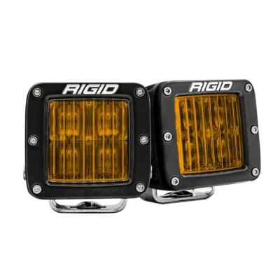 Rigid D-Series PRO SAE Fog Light Yellow Pair  504816