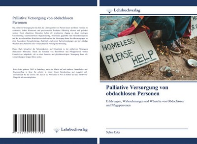 Selina Eder | Palliative Versorgung von obdachlosen Personen | Taschenbuch