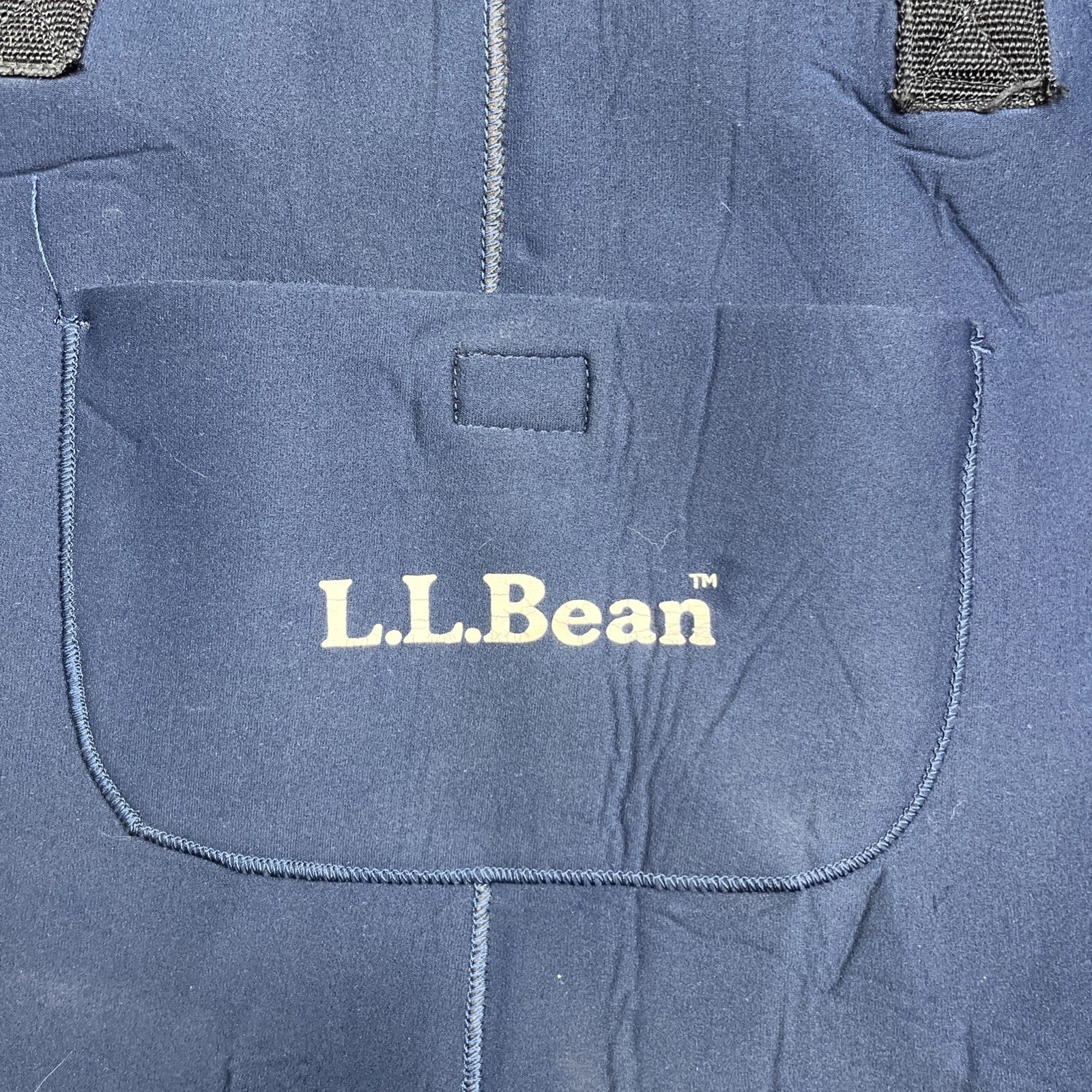 LL Bean Chest Waders Mens Large Neoprene Fishing Waterproof Navy