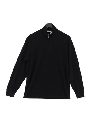 Conte Of Florence Women's Hoodie M Black 100% Polyester Pullover