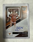 2025 Panini NIL Univ of Texas Sarah Graves Texas Longhorns NIL Auto