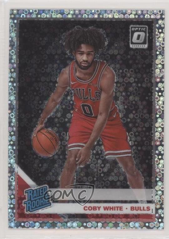 2019-20 Panini Donruss Optic Rated Rookie Fast Break Prizm Coby White #180 00bx