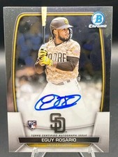 Eguy Rosario 2023 Bowman Chrome RC Auto CRA-ERO Padres Rookie