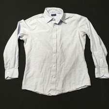 Proper Cloth Button Up Shirt Men's Blue blue Check 15.5 - -32/33 Preppy Cotton
