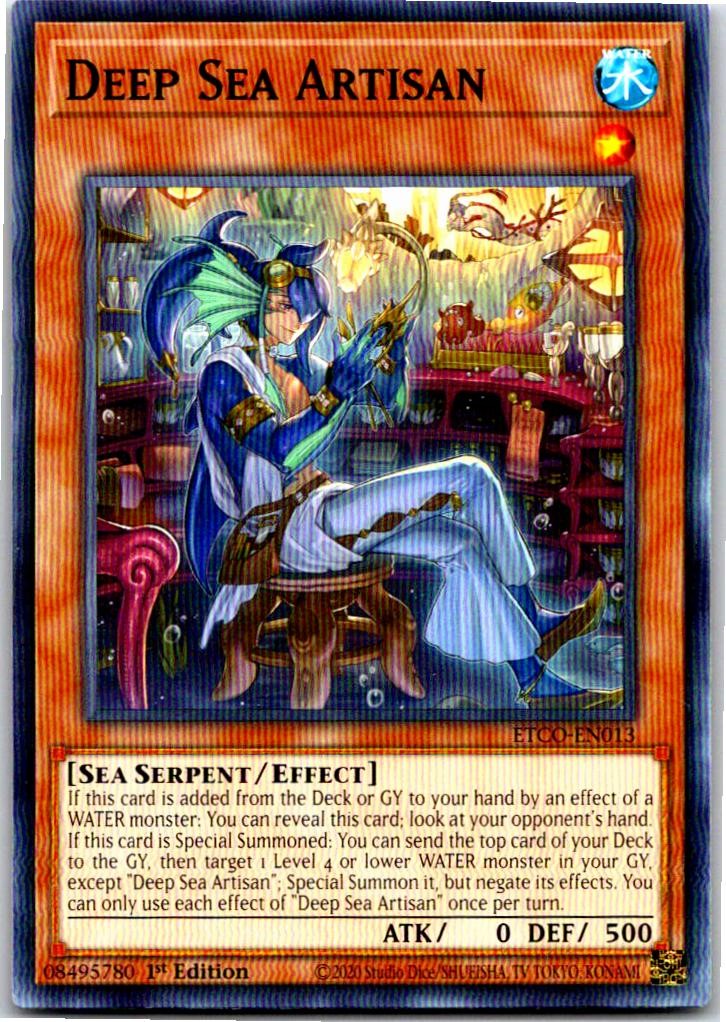 DEEP SEA ARTISAN ETCO-EN013 COMMON / SHORT PRINT YU-GI-OH MP