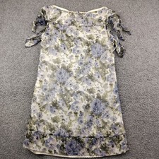 Guess by Marciano Mini Dress Blue Green Floral Size XS