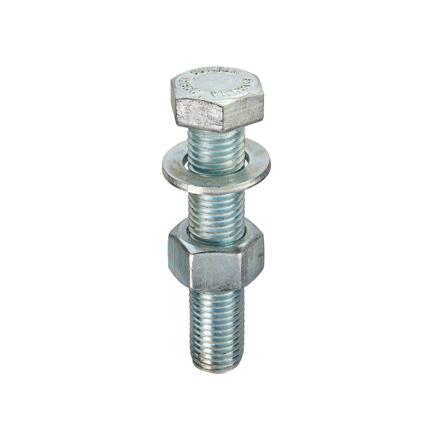 Unifix CE Marked ISO 4017 8.8 BZP Set/Nut/Washer M16 x 55 - Box of 100