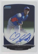 2013 Bowman Chrome Prospects Auto Carl Edwards Jr CJ Edwards #BCP-CE Auto 0r0a
