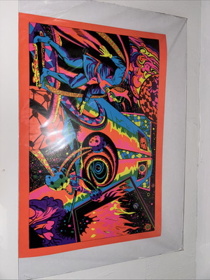 1971 THIRD 3rd EYE BLACK LIGHT POSTER #4008 DR. STRANGE - THE SEARCH