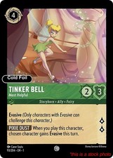 Tinker Bell - Most Helpful Lorcana TCG 1 - 93/204 Cold Foil