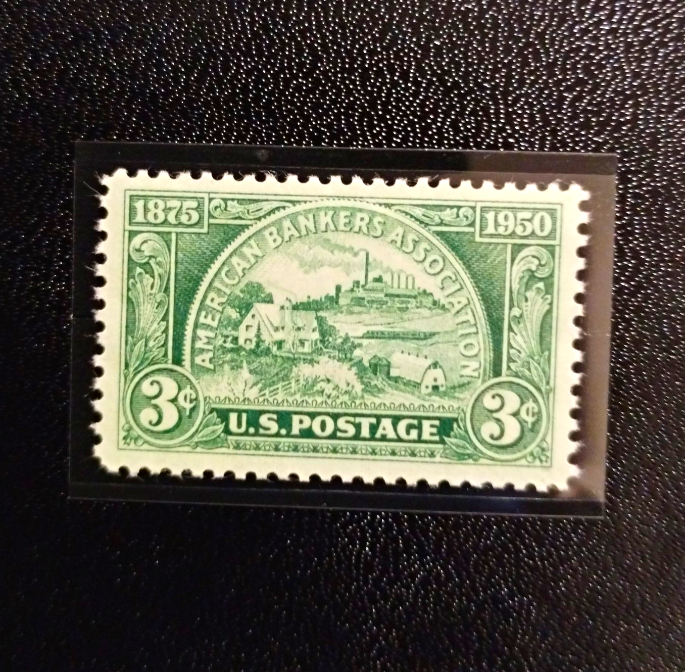 US Postage 3 Cent American Bankers Association Green Stamp MNH Single