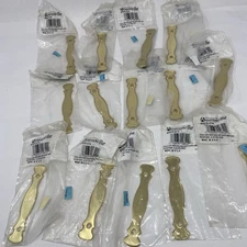 Lot of 14 Amerock NOS BP875-074 Cabinet Drawer Pull Backplates Only Brass Finish