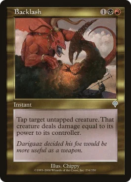 Magic MTG - Backlash - Invasion - EXC - EN
