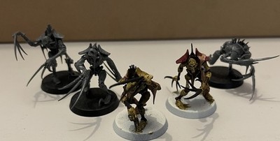 Games Workshop Warhammer 40k 5 Necron Flayed Ones komplett zusammengebaut