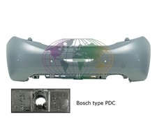 Lexmond Stoßfänger Stoßstange hinten passend für Peugeot 208 CA CC CR CA CC