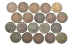 Lot 20 1800's 1890-1899 Indian Head Penny Cents US Coin Collection 2/5 Roll *352