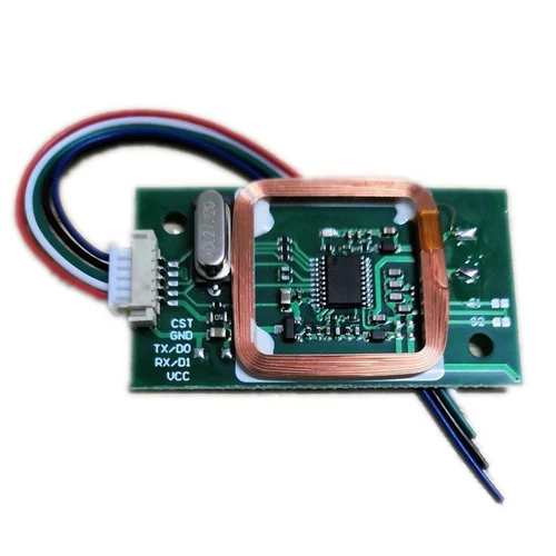 1X(Doppelfrequenz 125 KHz 13,56 MHz RFID-Kartenlesermodul Wiegand Uart TTL P5T5)