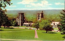 Mcfadden Hall Lyon Cornell University Ithaca New York NY 3c Liberty Postcard PM