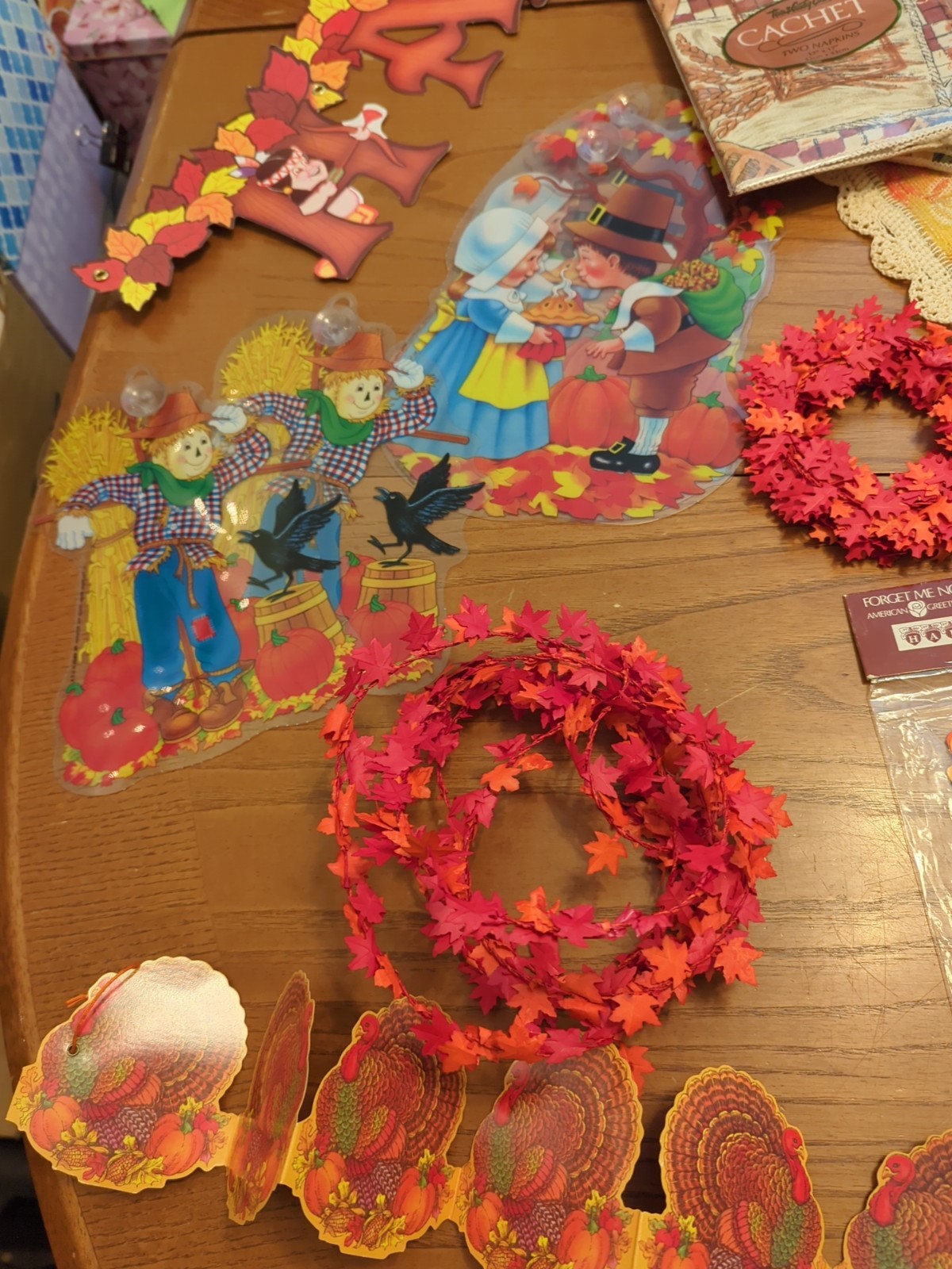 Super Sale! Thanksgiving 30pc Lot Beistle Paper Magic Die-Cuts Book Decorations