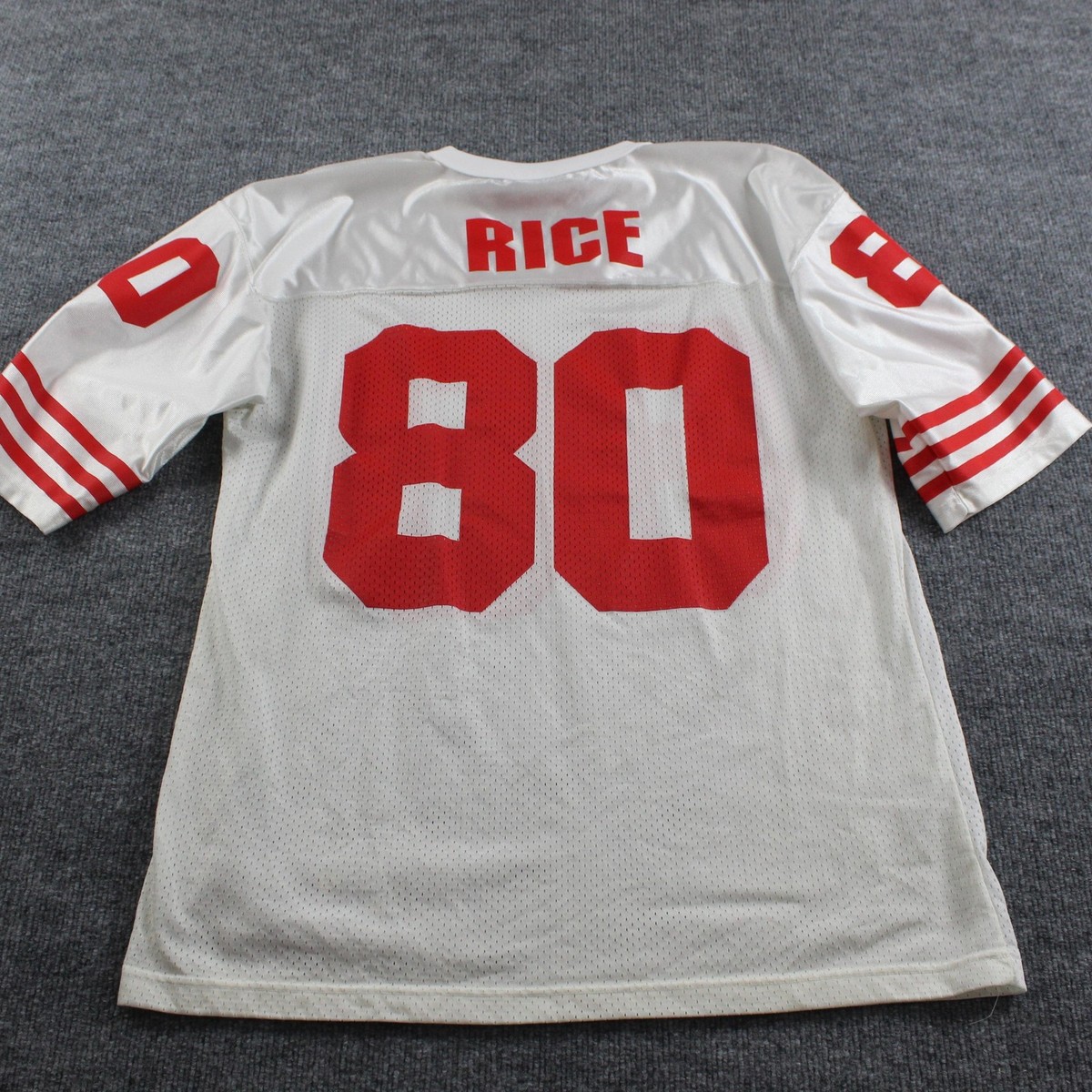 90's STARTER NFL SF49ers ＃80 RICE Vtg 90s Starter San Francisco 49ers Mens Jersey Jerry Rice
