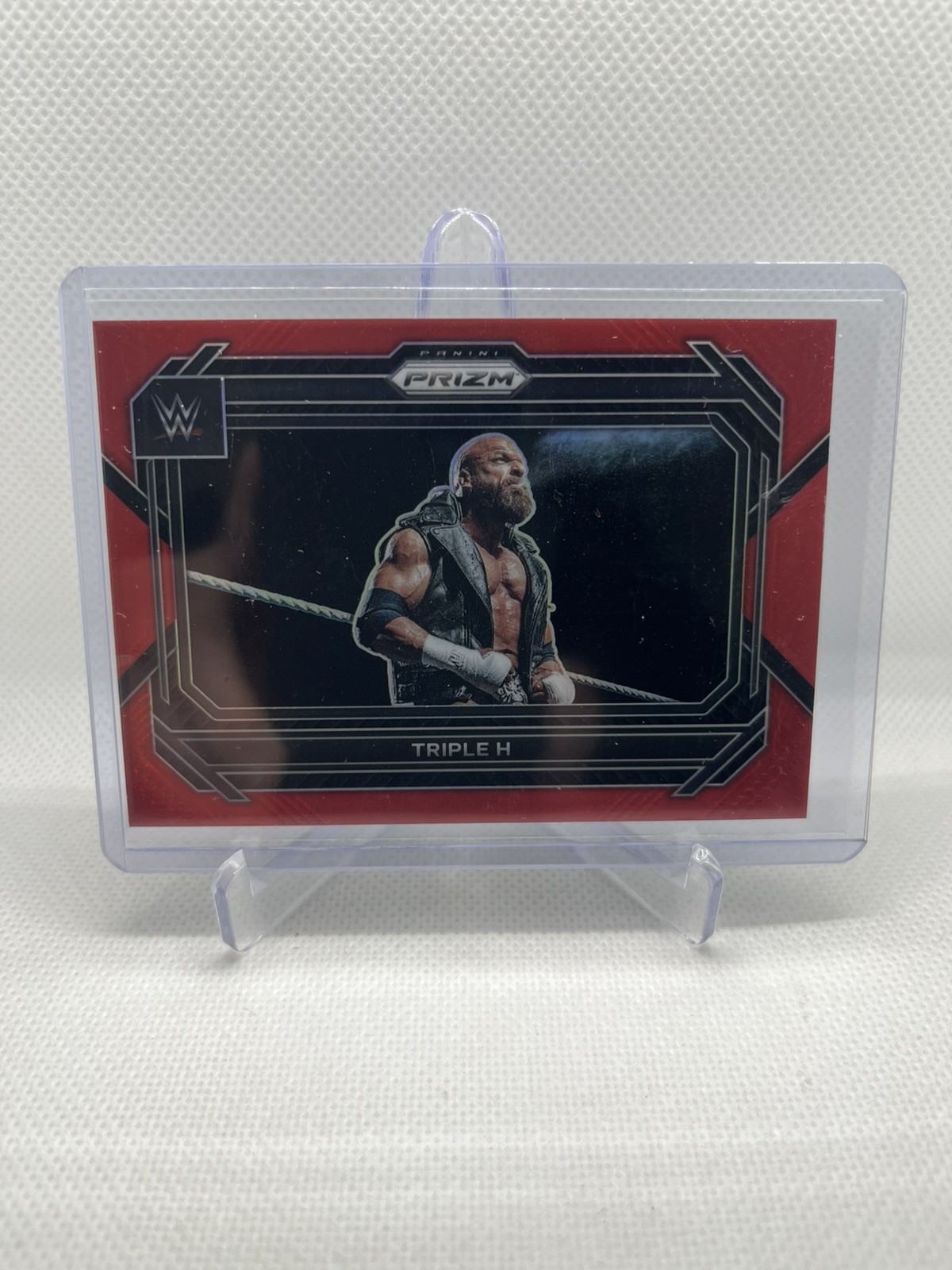 Triple H 2023 Panini Prizm WWE Red Prizm /299 #71